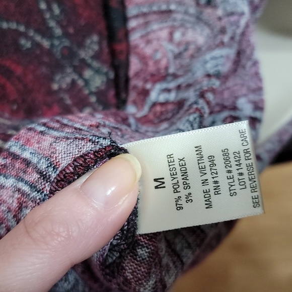 Emma & Michelle Wrap Dress  size Medium - Picture 5 of 5